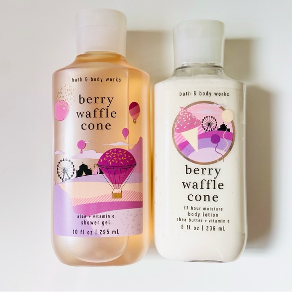 Bath & Body Works Other - Bath & Body Works Berry Waffle Cone Shower Gel and Lotion